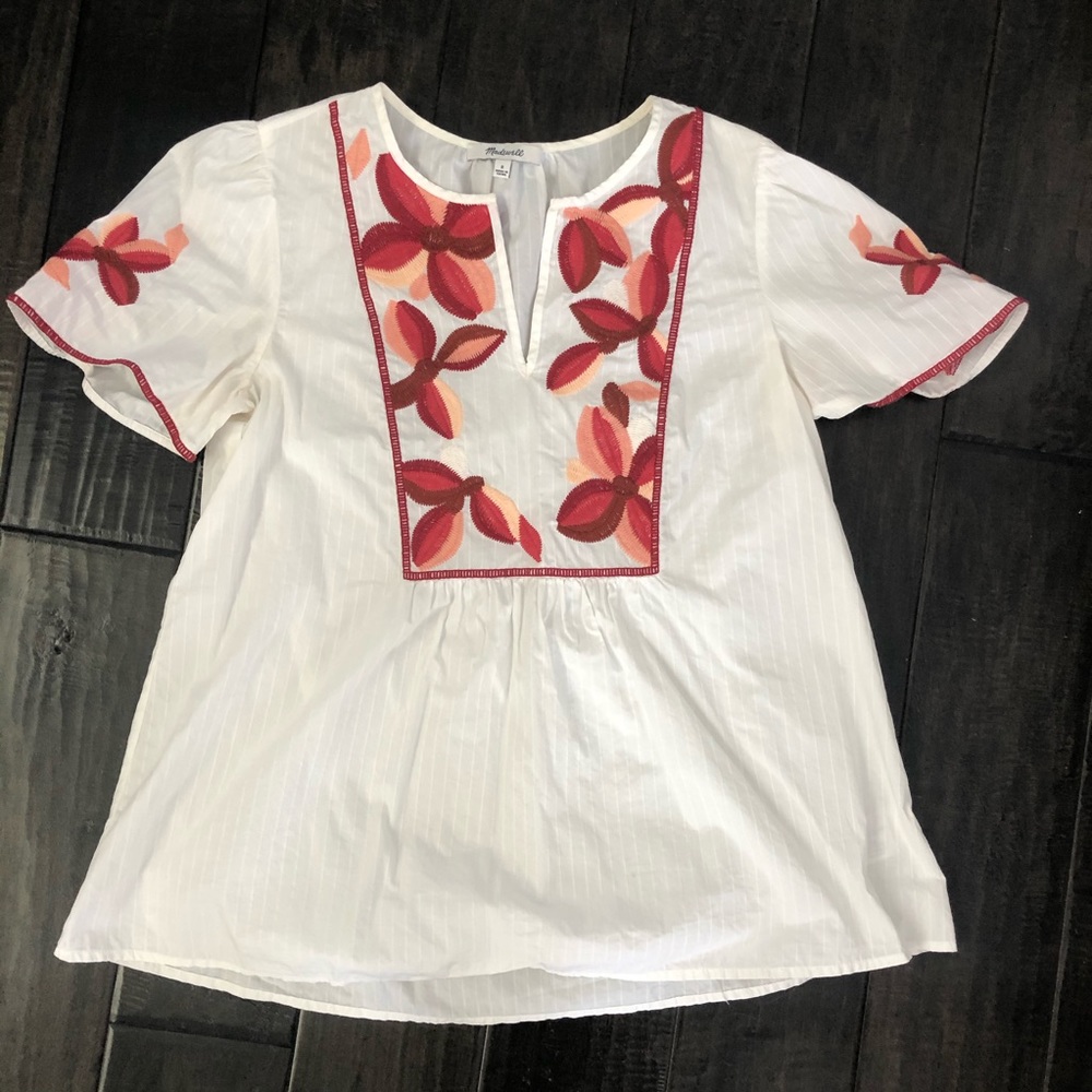 Madewell, 70s crochet top